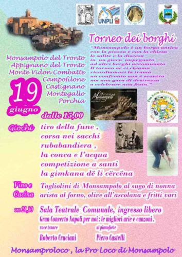 Locandina Torneo dei borghi